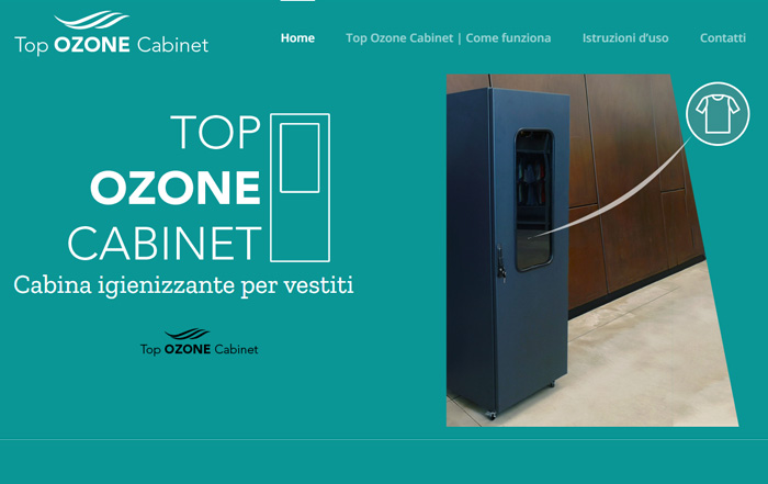 Top Ozone Cabinet - Cabina igienizzante per vestiti